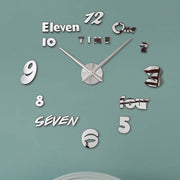 Simple Creative Clock Wall Sticker Diy Wall Clock