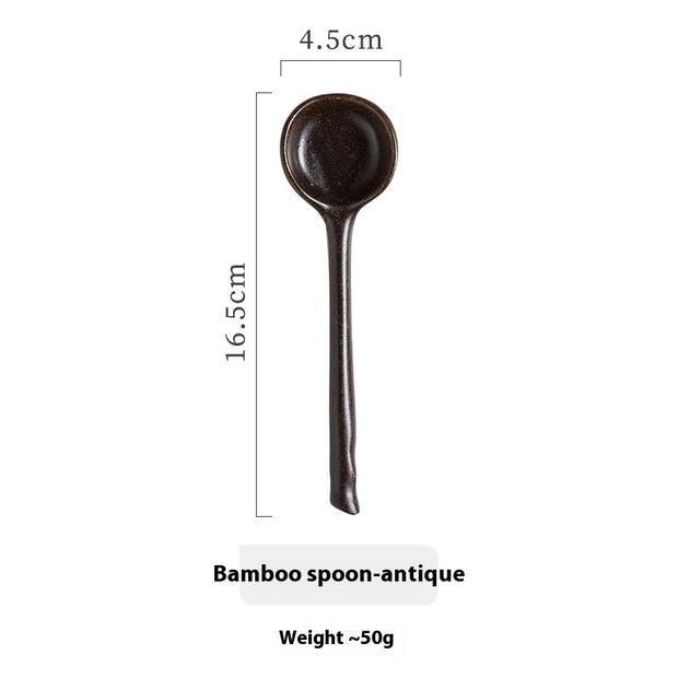 Creative Ceramic Small Spoon Home Use And Commercial Use Stirring