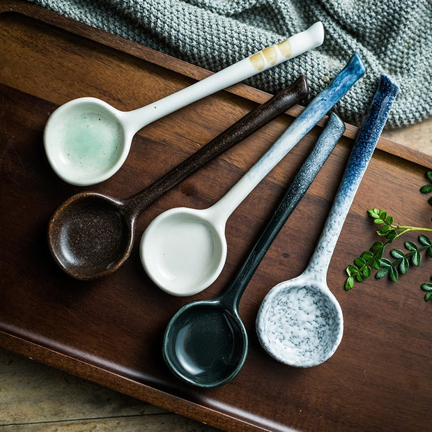 Creative Ceramic Small Spoon Home Use And Commercial Use Stirring