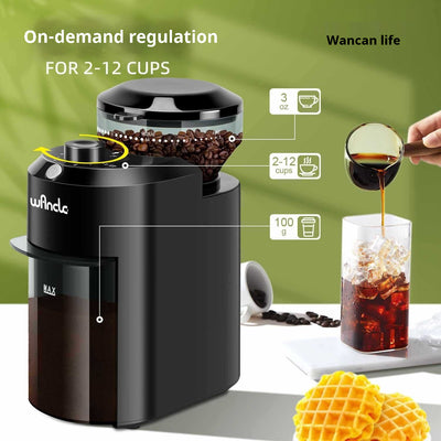 Home Use And Commercial Use Coffee Machine Small Freshly Ground Office Grinder