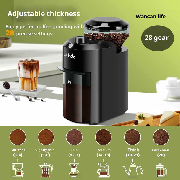 Home Use And Commercial Use Coffee Machine Small Freshly Ground Office Grinder