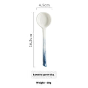 Creative Ceramic Small Spoon Home Use And Commercial Use Stirring
