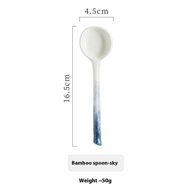 Creative Ceramic Small Spoon Home Use And Commercial Use Stirring