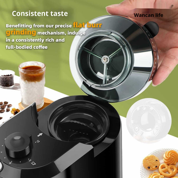 Home Use And Commercial Use Coffee Machine Small Freshly Ground Office Grinder