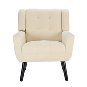 Modern Soft Teddy Material Ergonomics Accent Chair Living Room Chair Bedroom Chair Home Chair With B