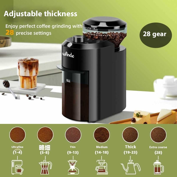Home Use And Commercial Use Coffee Machine Small Freshly Ground Office Grinder
